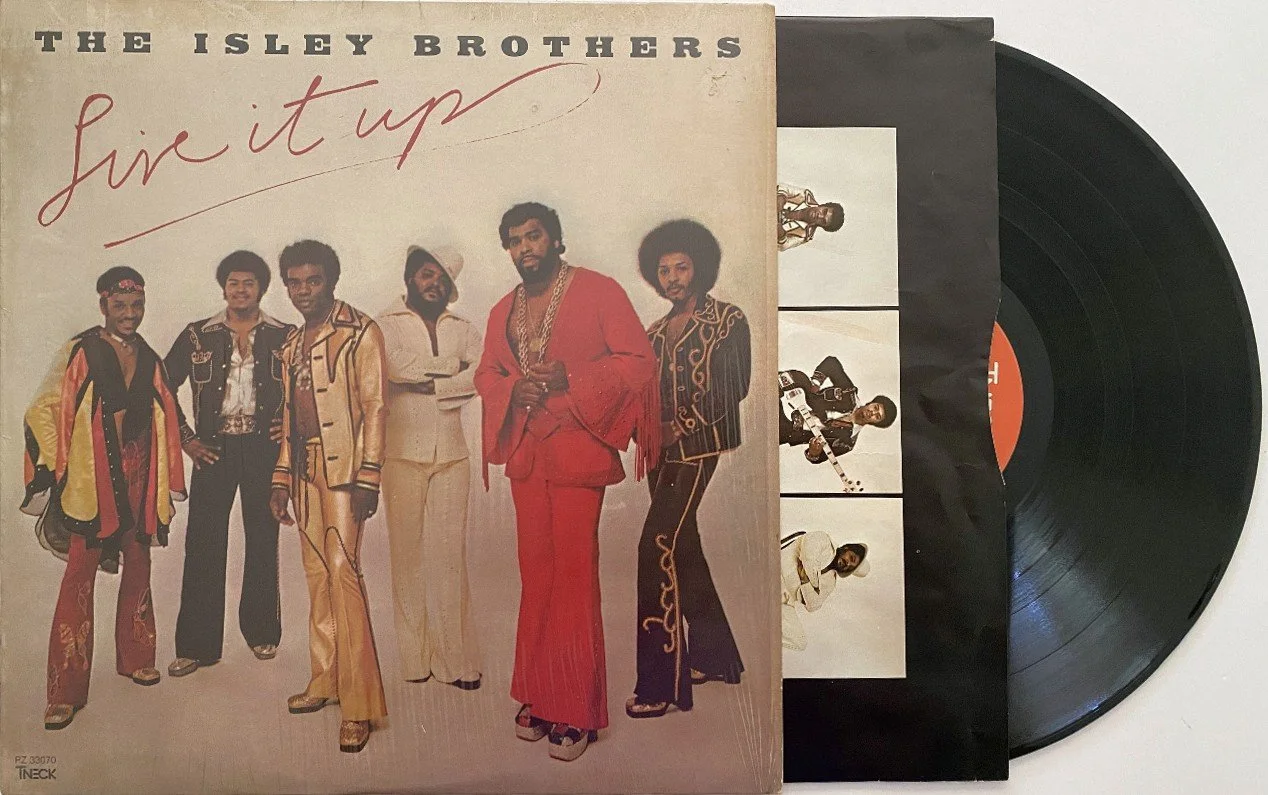 1974- The Isley Brothers Live It Up with Original Insert Vinyl Lp